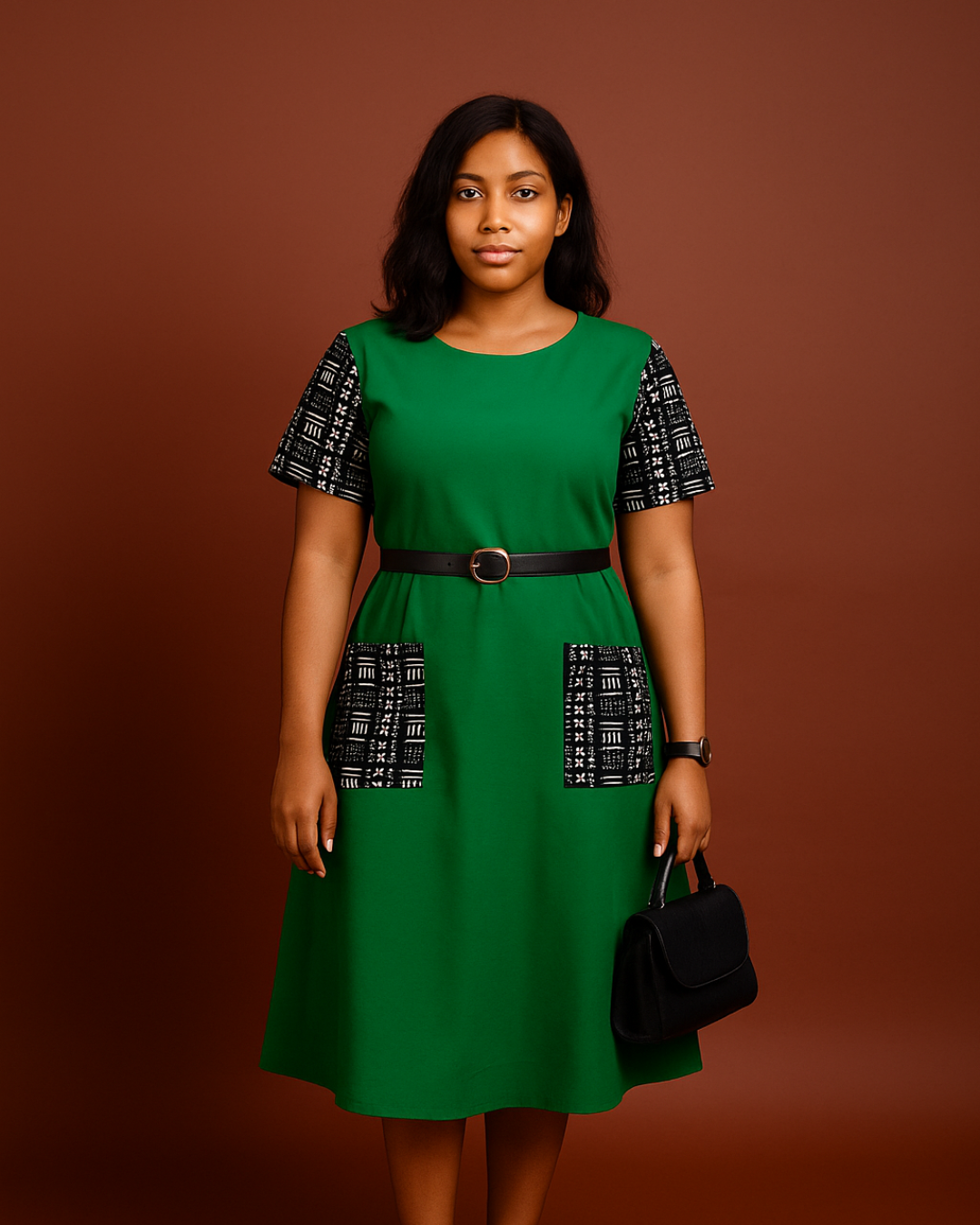 Robe "Émeraude Élégance"